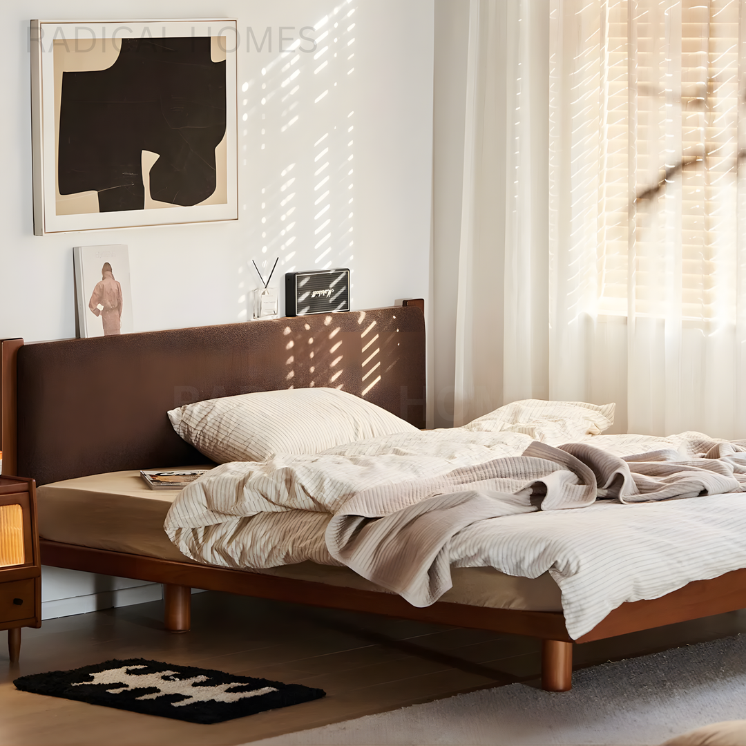 RACAL Modern Solid Wood Bedframe - Radical Homes Singapore