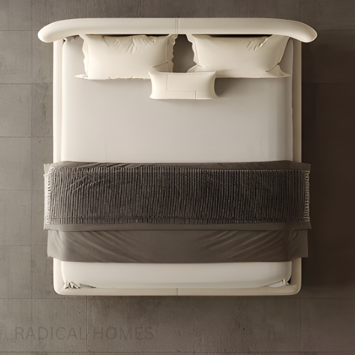 SHIANO Minimalist Floating Fabric Bedframe