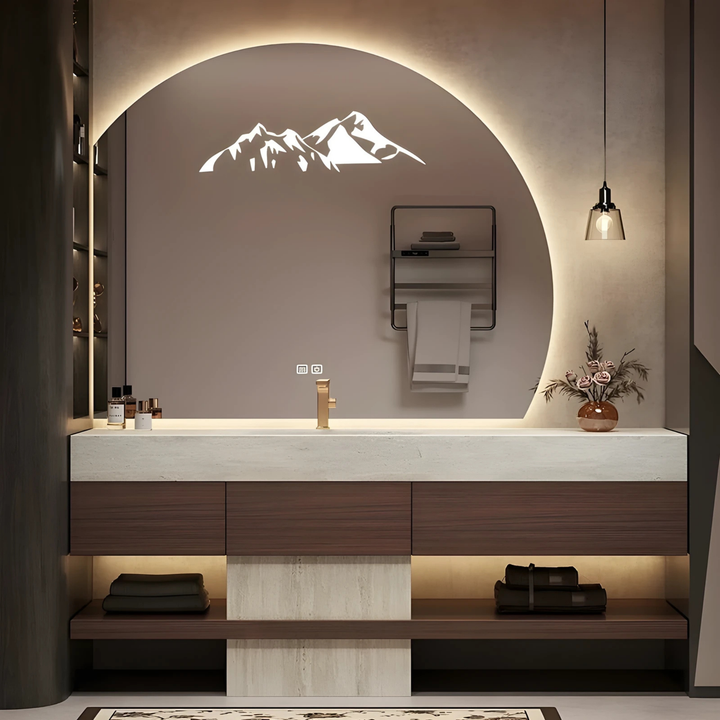 ZAOYI Modern Bathroom Vanity Sink & Smart Mirror