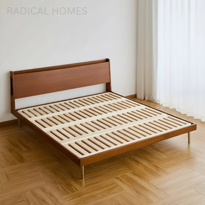 ARIANE Modern Solid Wood Bedframe - Radical Homes Singapore