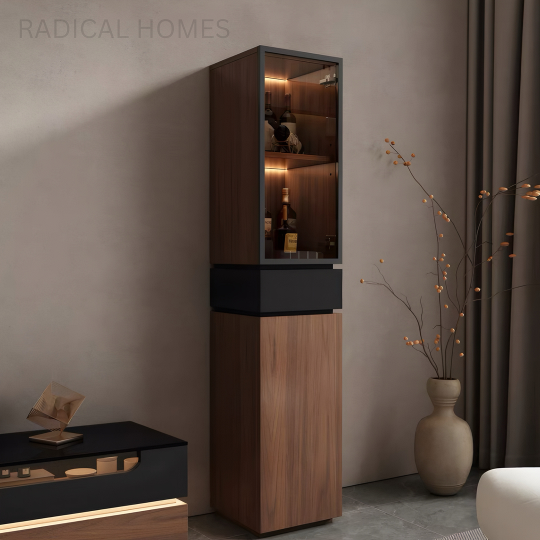 ORVANTA Modern Display Storage Cabinet - Radical Homes Singapore
