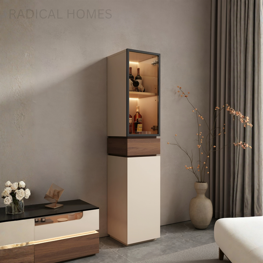 ORVANTA Modern Display Storage Cabinet - Radical Homes Singapore