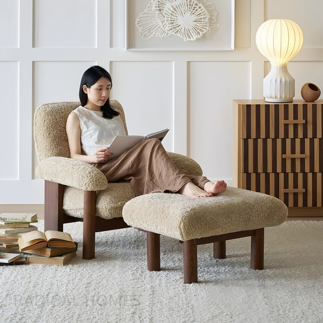 BOREAS Modern Lounge Chair & Ottoman