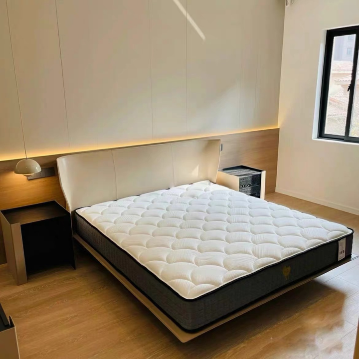 BREDA Modern Leather Bedframe - Radical Homes Singapore