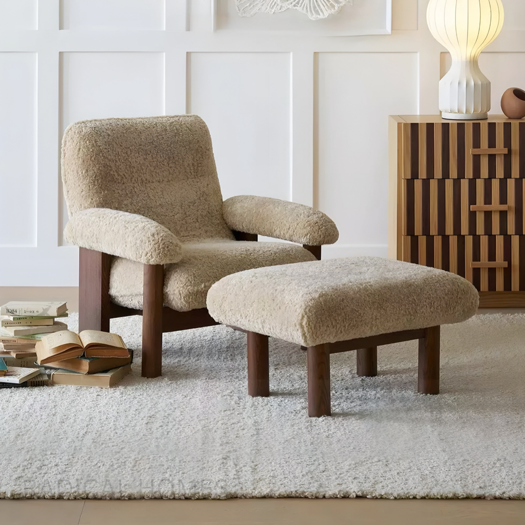 BOREAS Modern Lounge Chair & Ottoman