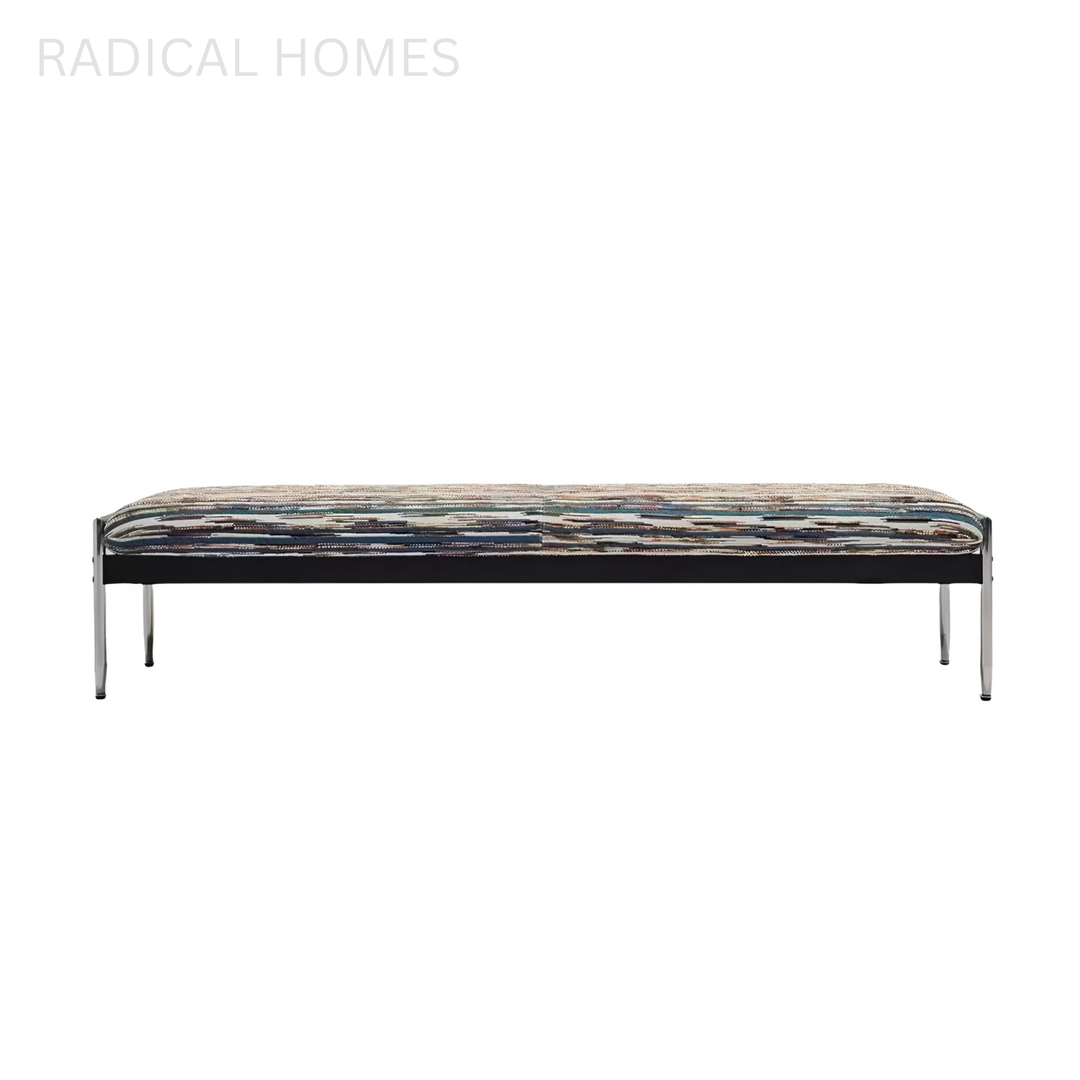 RIVANO Eclectic Fabric Bench - Radical Homes Singapore