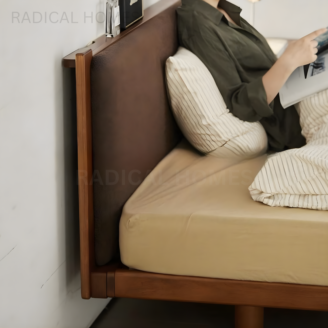RACAL Modern Solid Wood Bedframe - Radical Homes Singapore