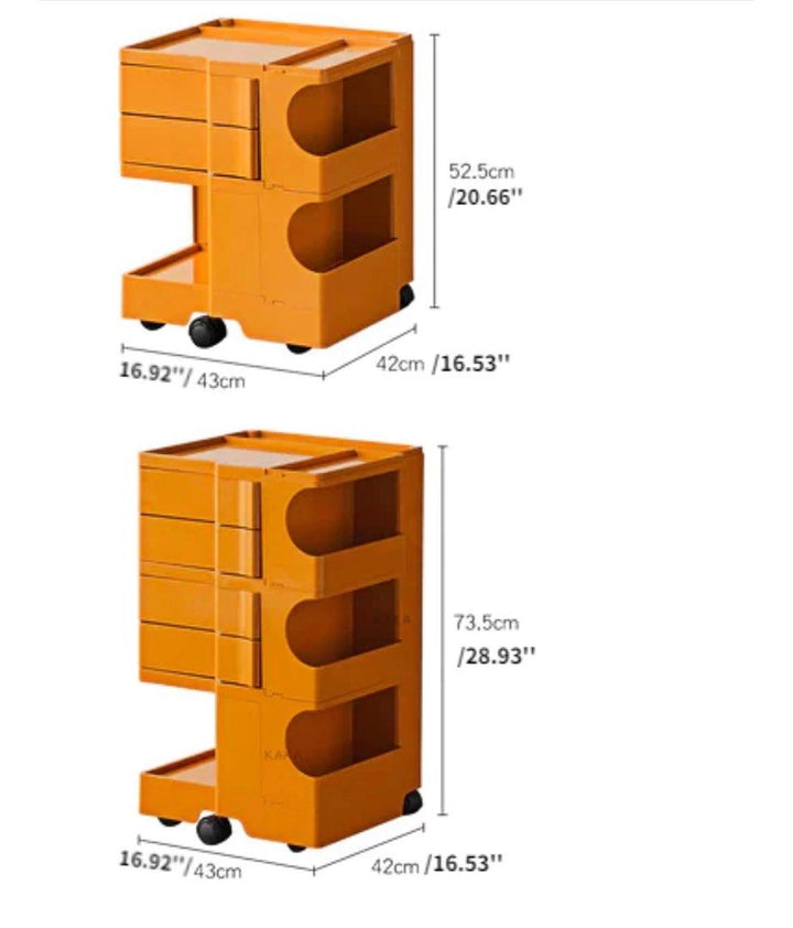 2/3 TIER STORAGE TROLLEY CART
