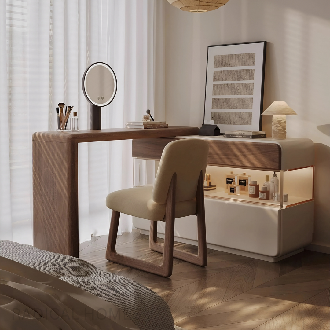 ARIELEN Modern Walnut Vanity Table