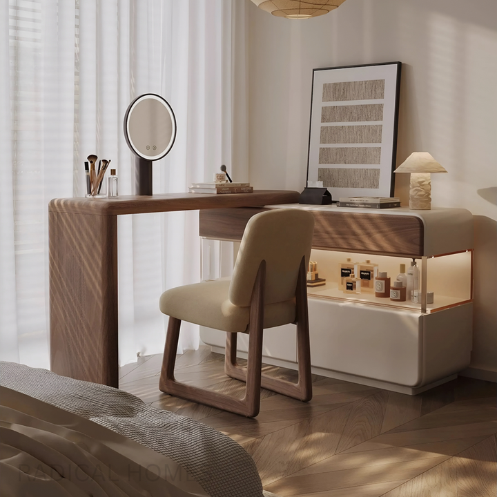 ARIELEN Modern Walnut Vanity Table