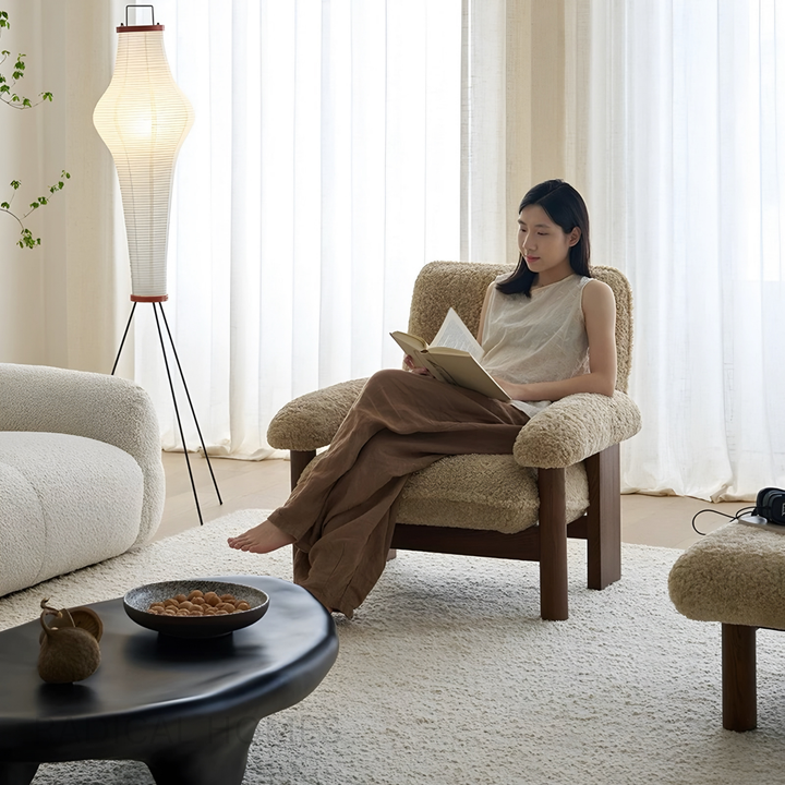 BOREAS Modern Lounge Chair & Ottoman