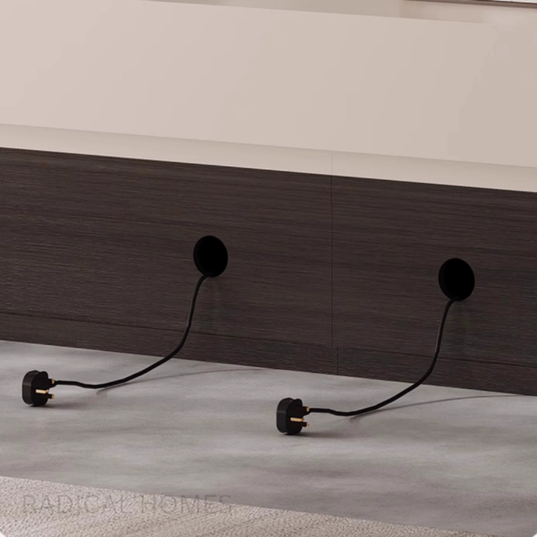 STRYT Minimalist Solid Wood TV Console