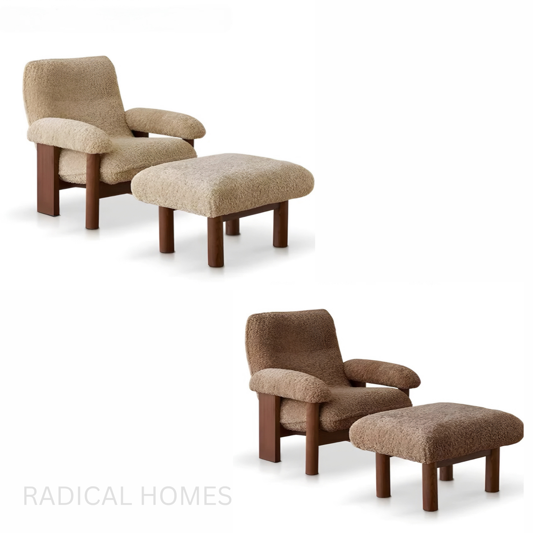 BOREAS Modern Lounge Chair & Ottoman