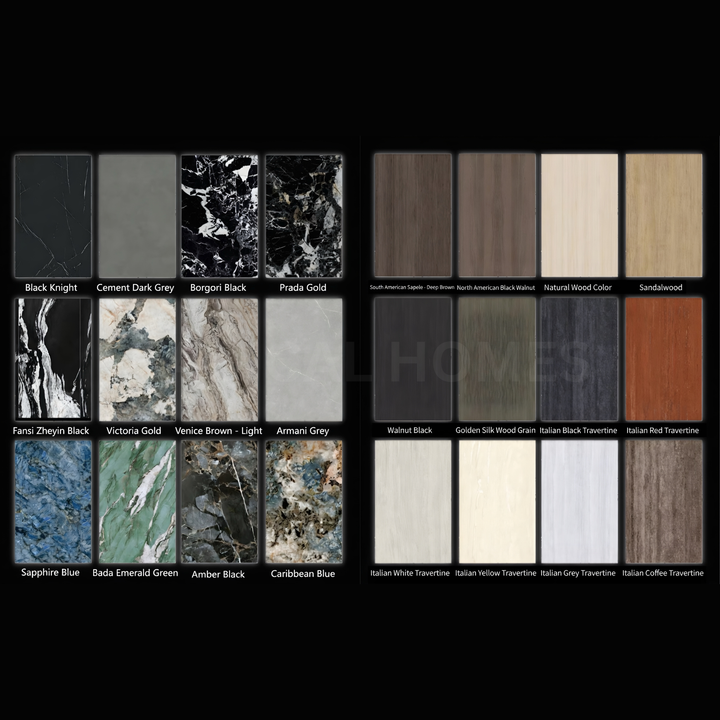 PUORE Modern Sintered Stone Island Dining Table