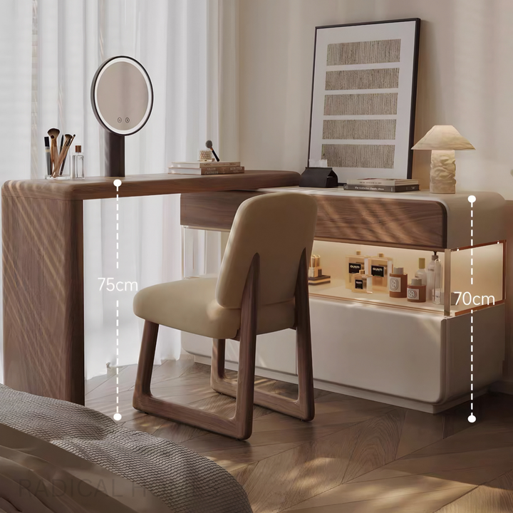 ARIELEN Modern Walnut Vanity Table