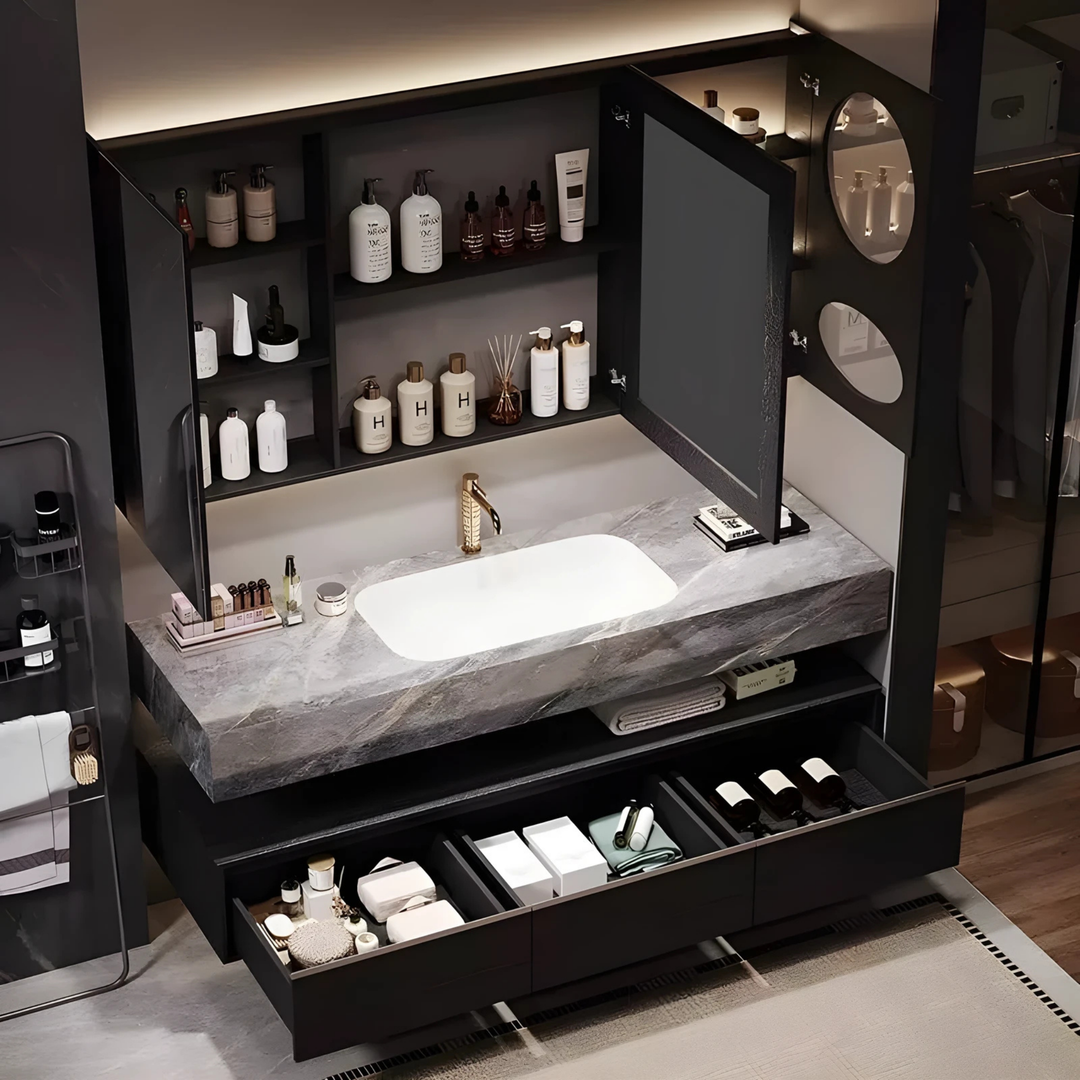 NOVA Modern Bathroom Vanity Sink & Smart Mirror