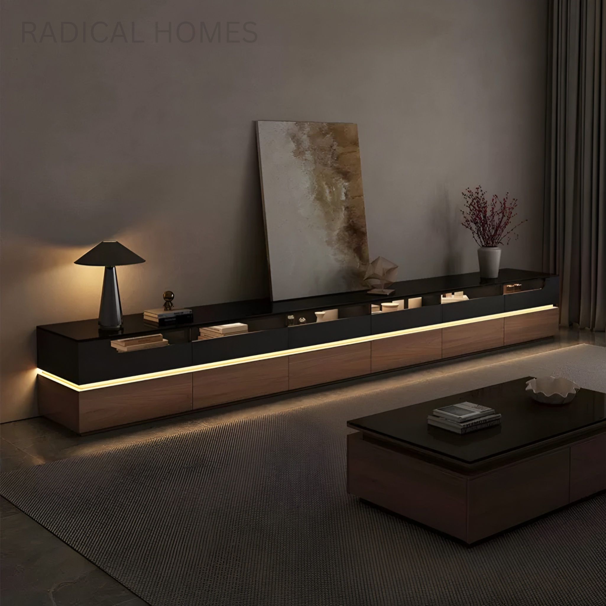 ZARVON Modern TV Console Cabinet – Radical Homes