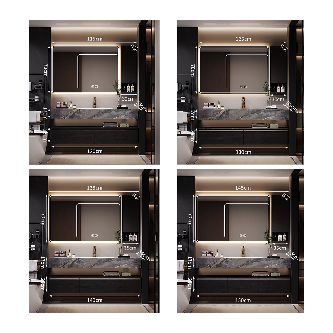NOVA Modern Bathroom Vanity Sink & Smart Mirror