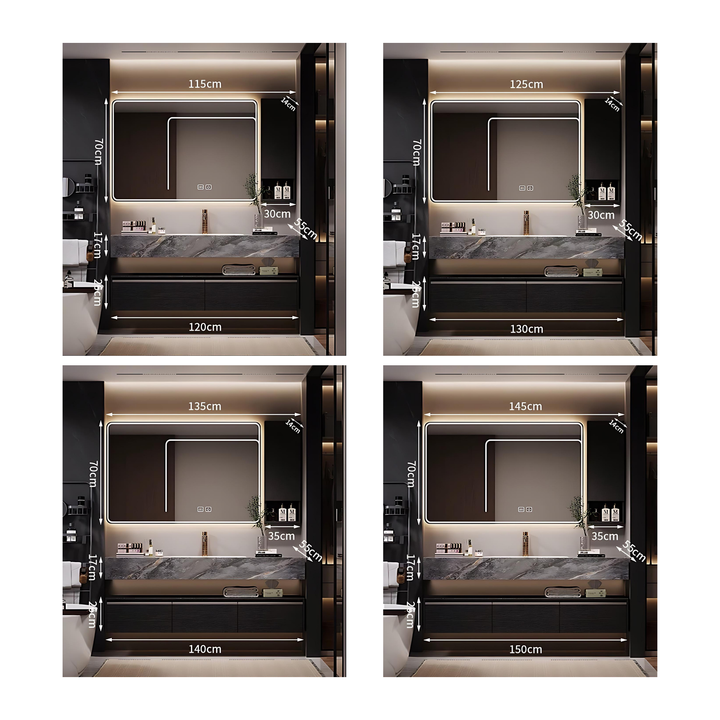 NOVA Modern Bathroom Vanity Sink & Smart Mirror