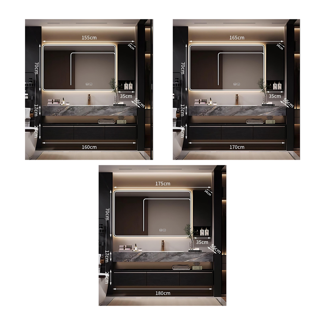 NOVA Modern Bathroom Vanity Sink & Smart Mirror