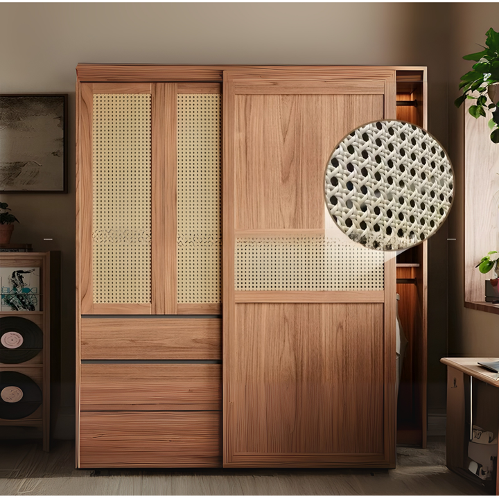 REGALIA Rustic Solid Wood Wardrobe
