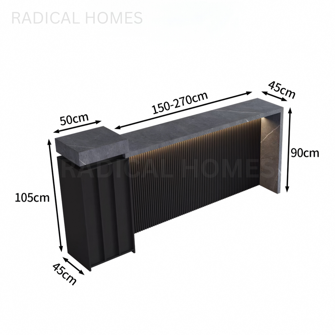 CALO Modern Sintered Stone Bar Table