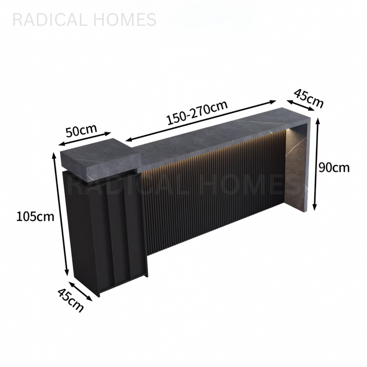CALO Modern Sintered Stone Bar Table