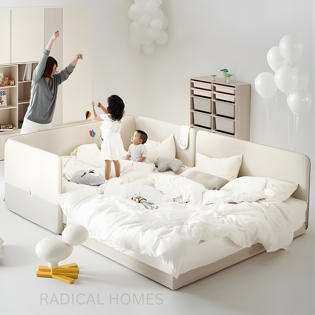 HIKARI Japanese Fabric Children’s Bedframe