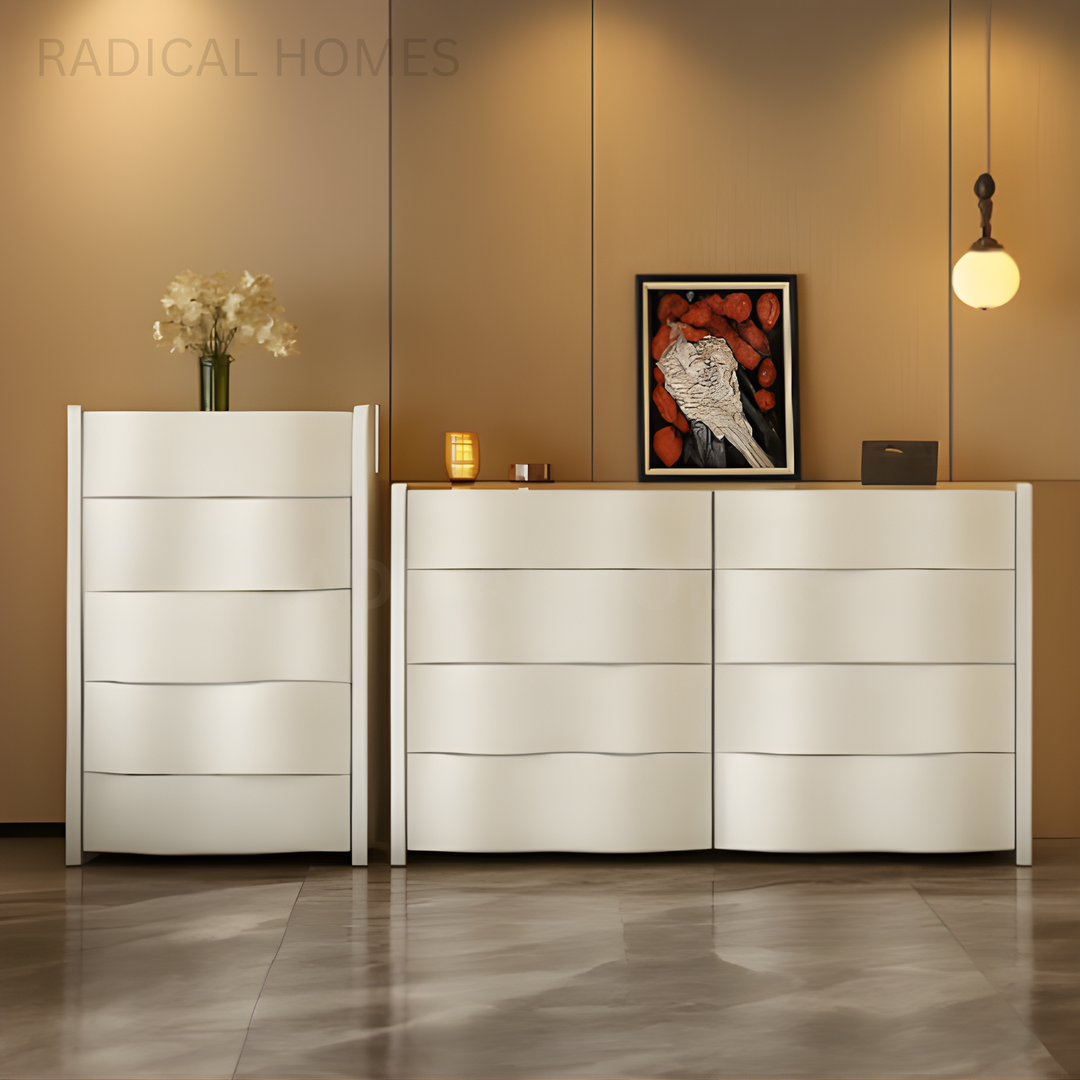DAGER Modern Solid Wood Chest of Drawers - Radical Homes Singapore