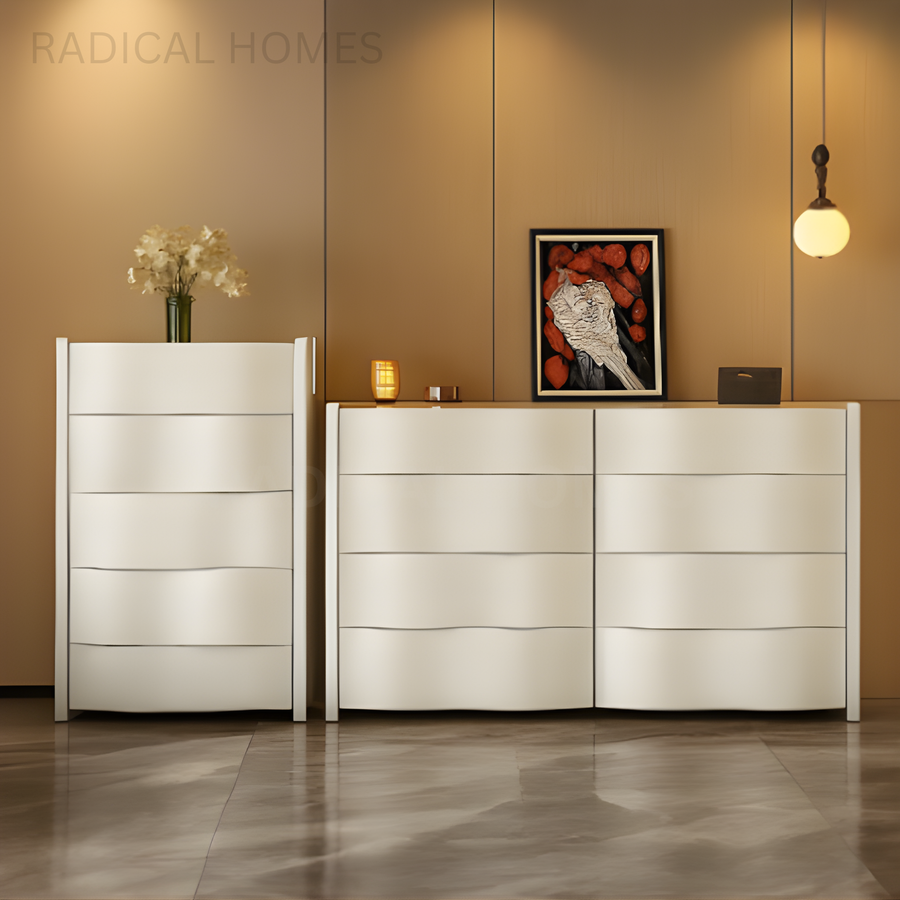 DAGER Modern Solid Wood Chest of Drawers - Radical Homes Singapore