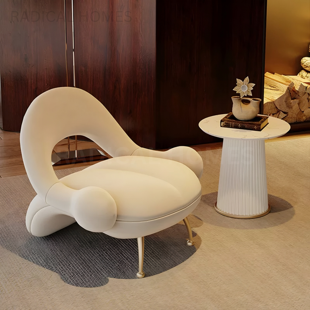 TEDD Modern Boucle Lounge Chair