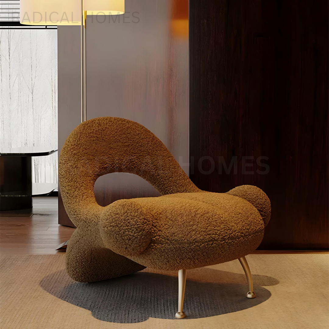 TEDD Modern Boucle Lounge Chair