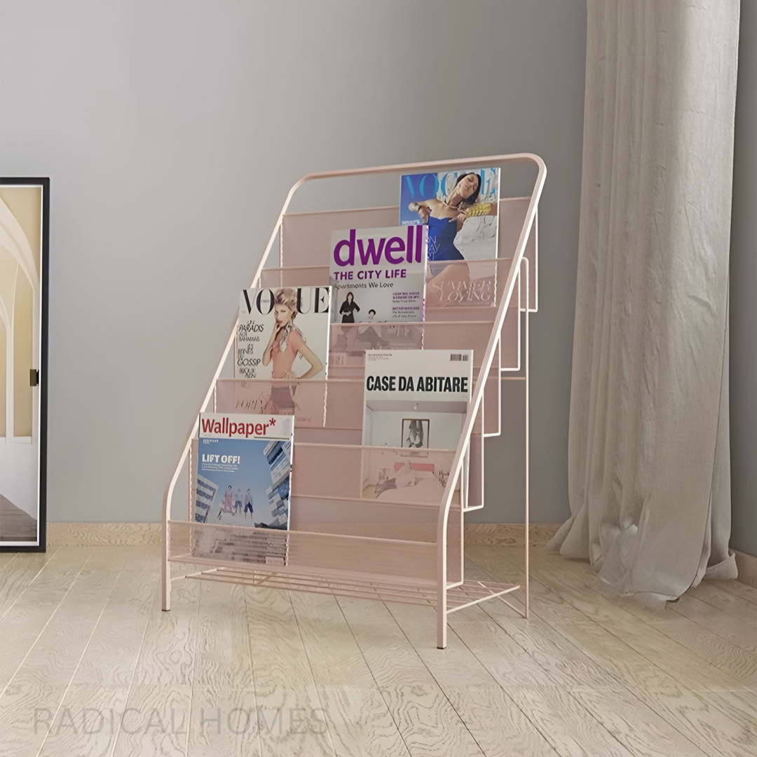 NAYTE Modern Industrial Mesh Magazine Rack - Radical Homes Singapore