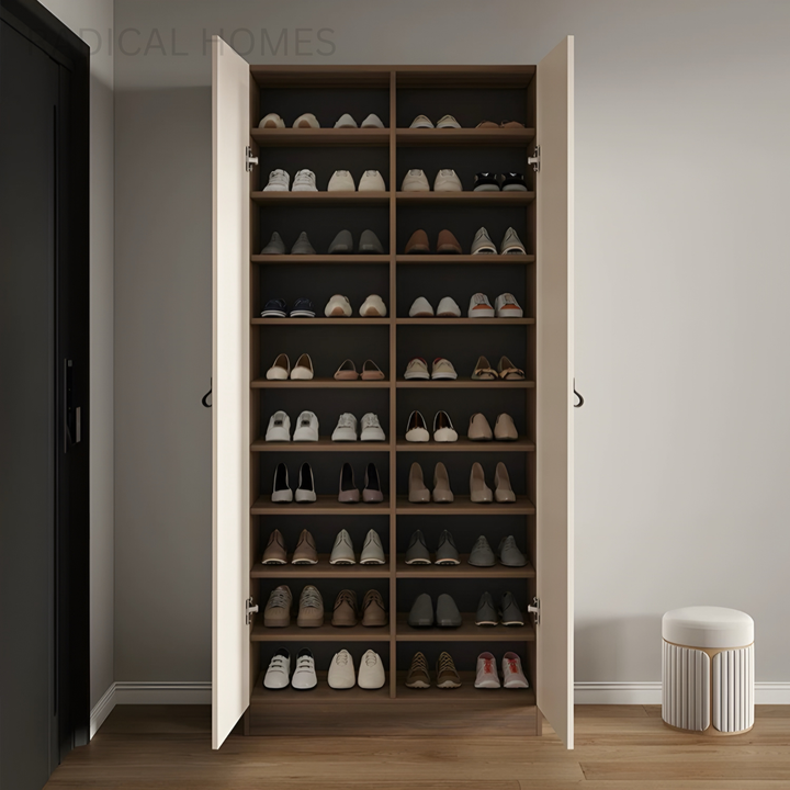 CALVORA Modern Tall Shoe Cabinet - Radical Homes Singapore