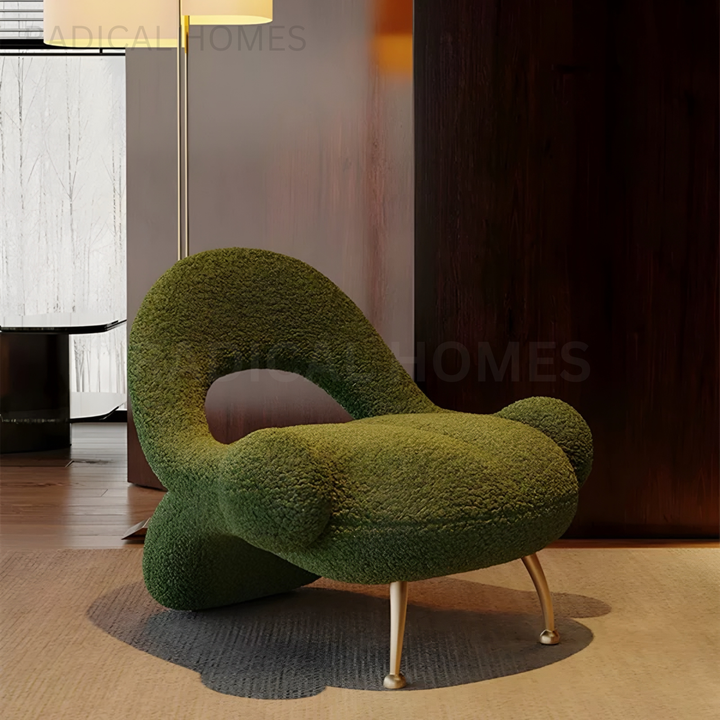 TEDD Modern Boucle Lounge Chair