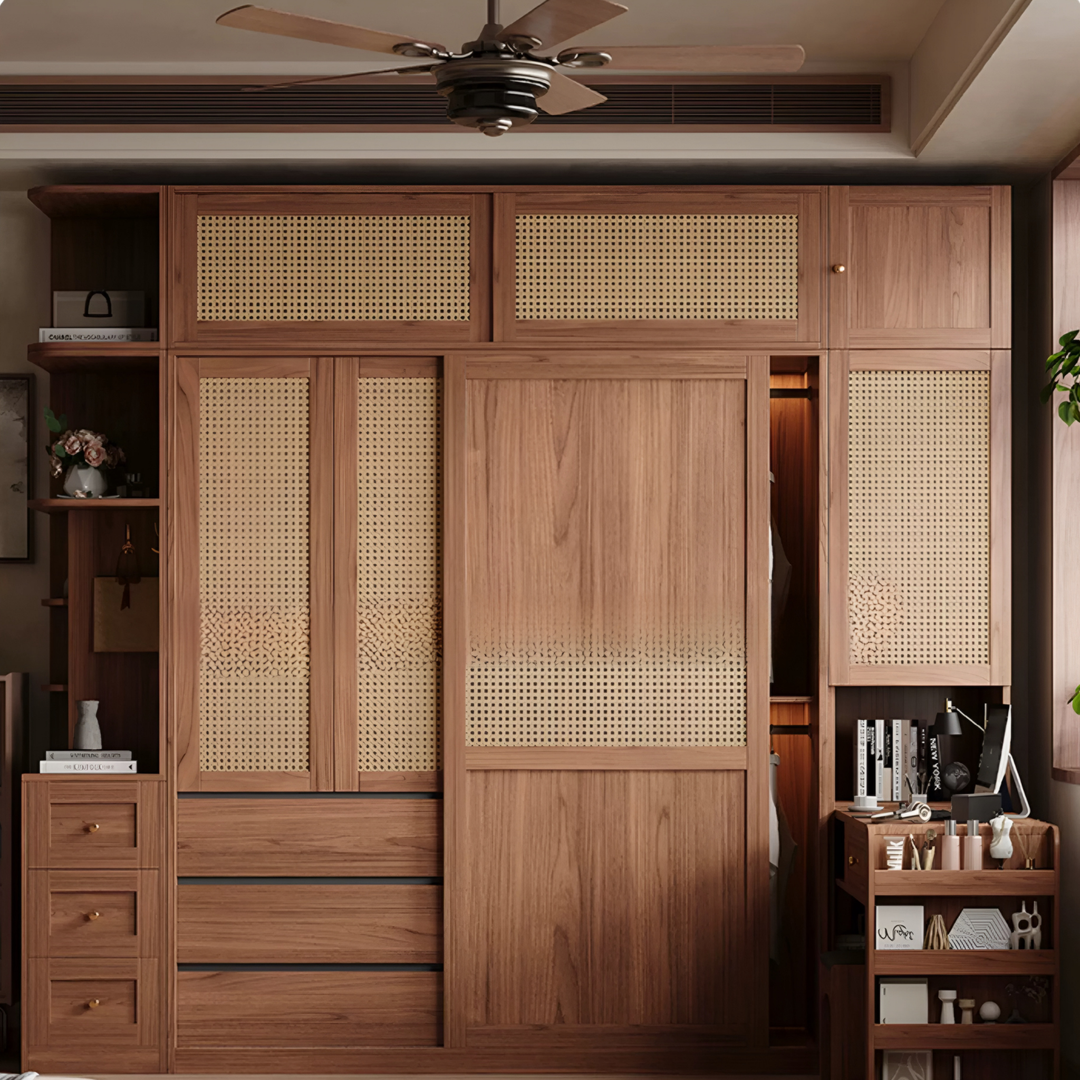 REGALIA Rustic Solid Wood Wardrobe