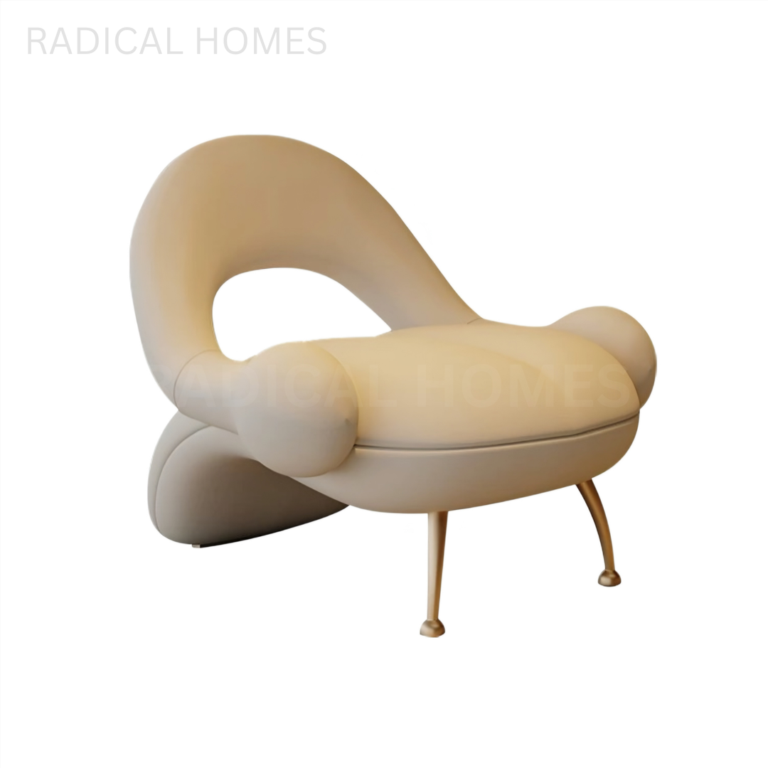 TEDD Modern Boucle Lounge Chair
