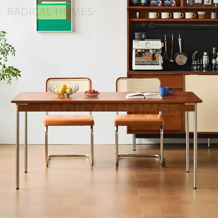 BASSAH Modern Solid Wood Dining Bench
