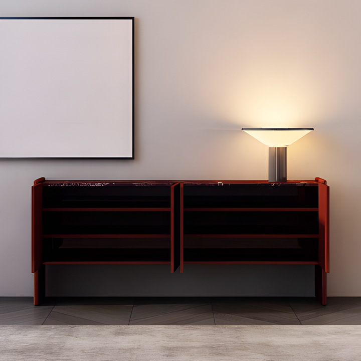 LOGANNE Modern Marble Sideboard Cabinet