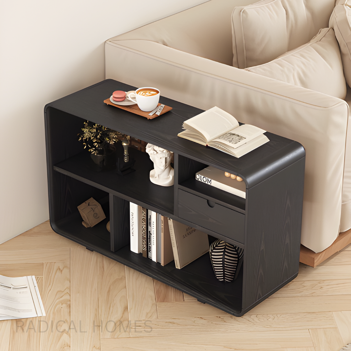 NUBOKU Solid Ash Wood Side Table