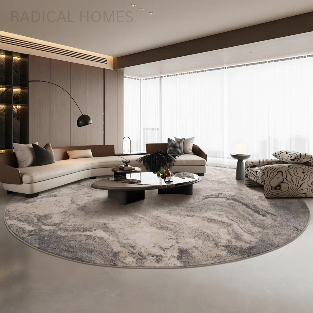 AURELIA Modern Round Rug - Radical Homes Singapore