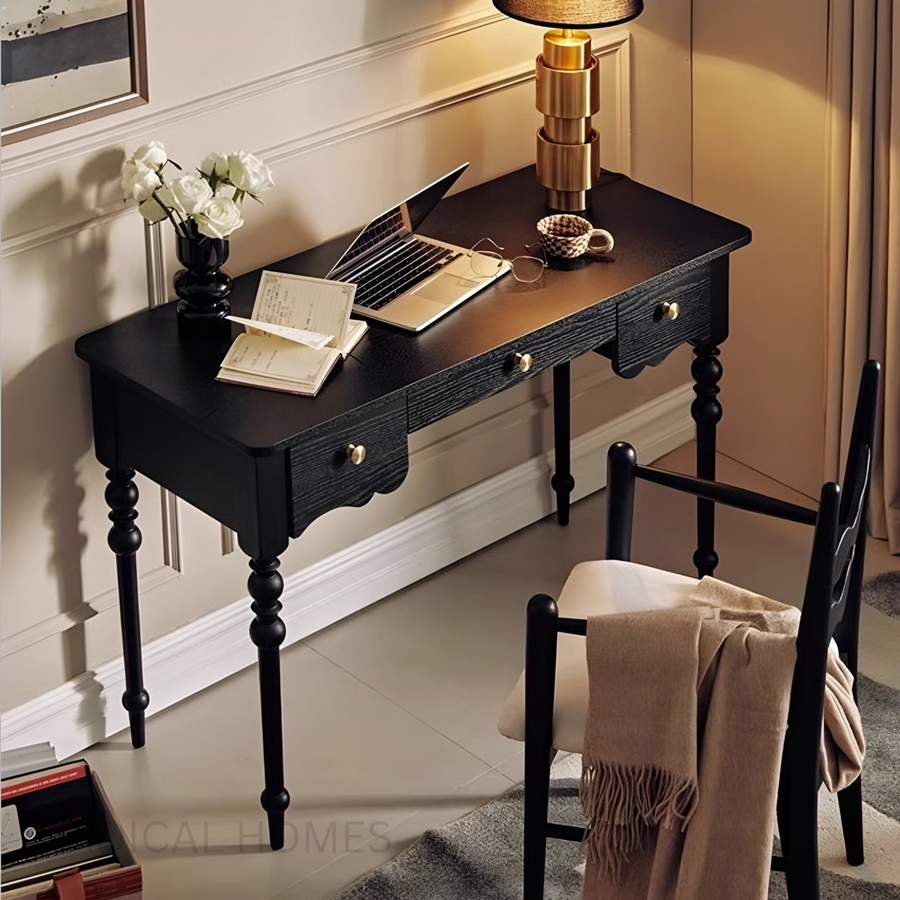 Study Table Rustic MAISON Rustic Solid Wood Study Desk – Radical Homes