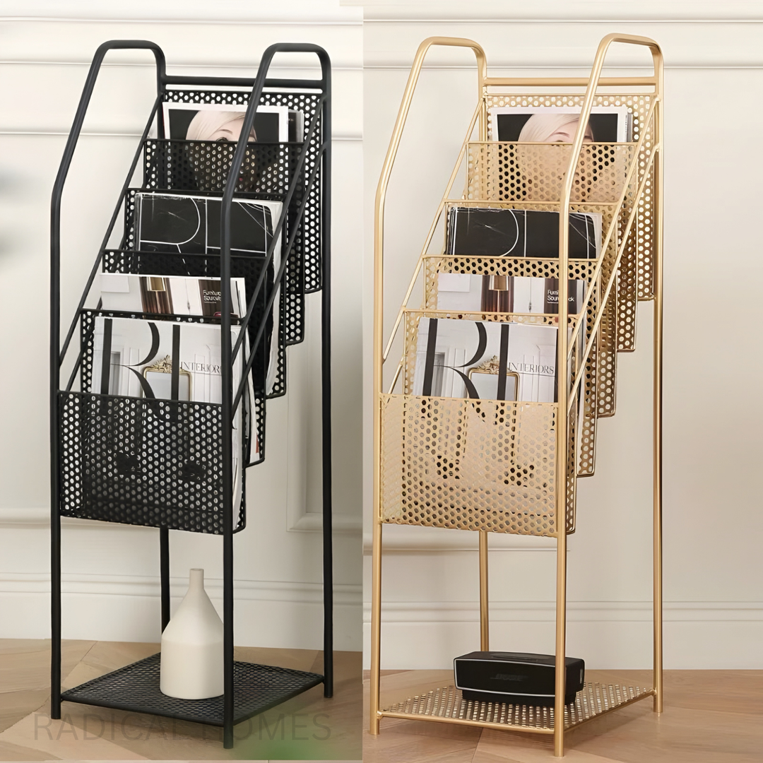Funky Magazine Rack NAYTE Modern Industrial Mesh Magazine Rack – Radical Homes