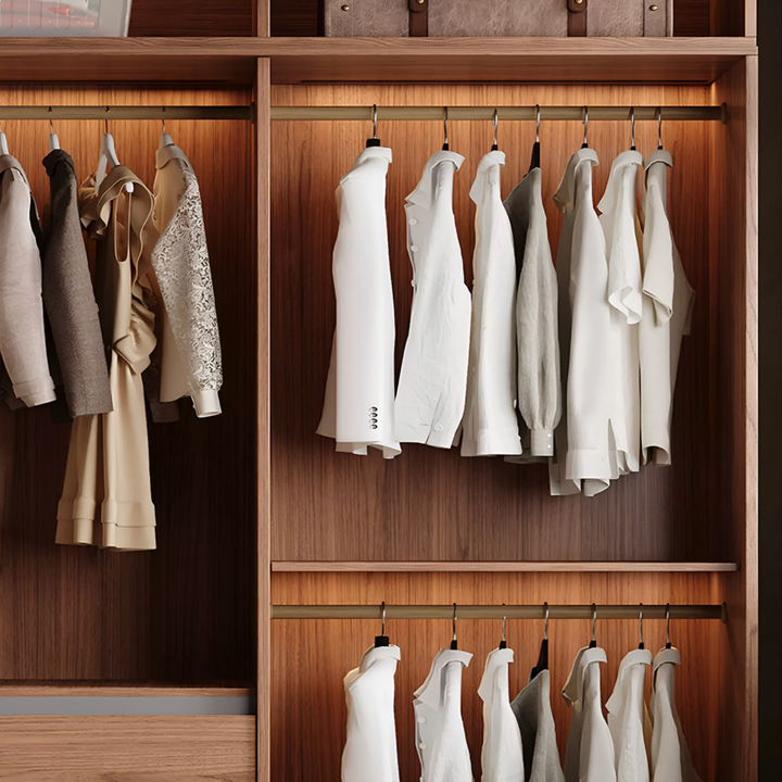 REGALIA Rustic Solid Wood Wardrobe
