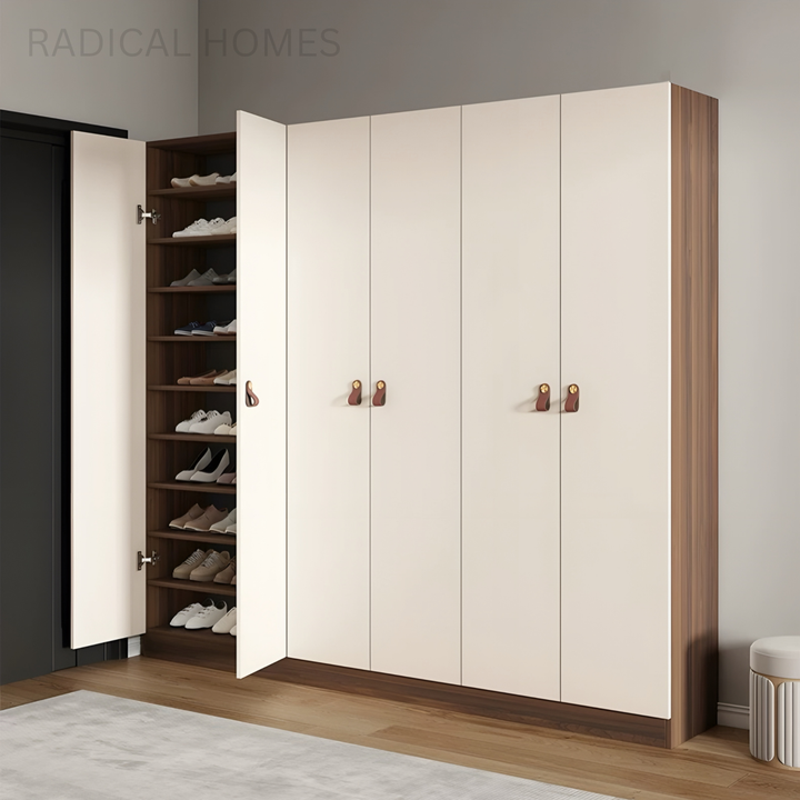 CALVORA Modern Tall Shoe Cabinet - Radical Homes Singapore