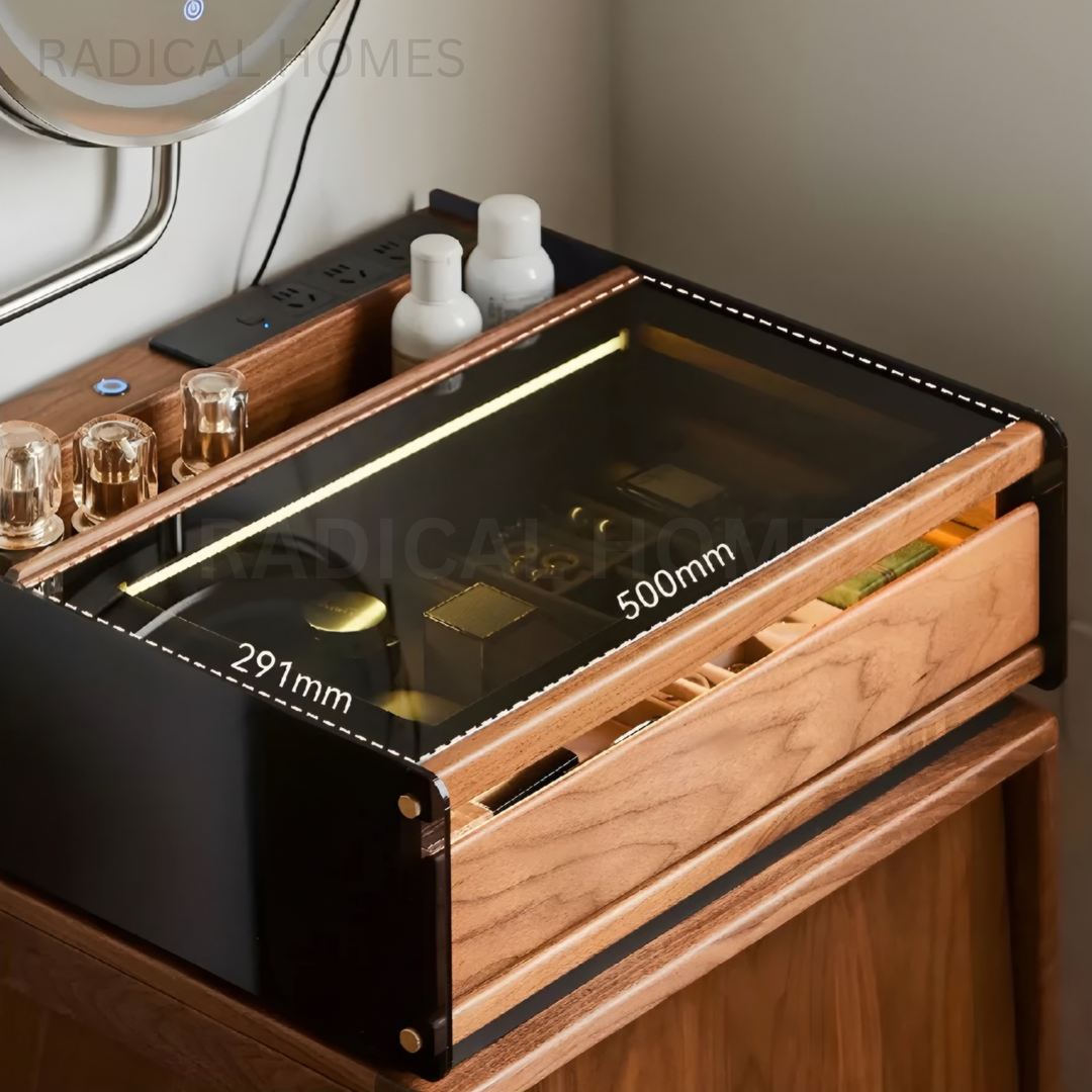 MIKAH Modern Solid Wood Vanity Table - Radical Homes Singapore