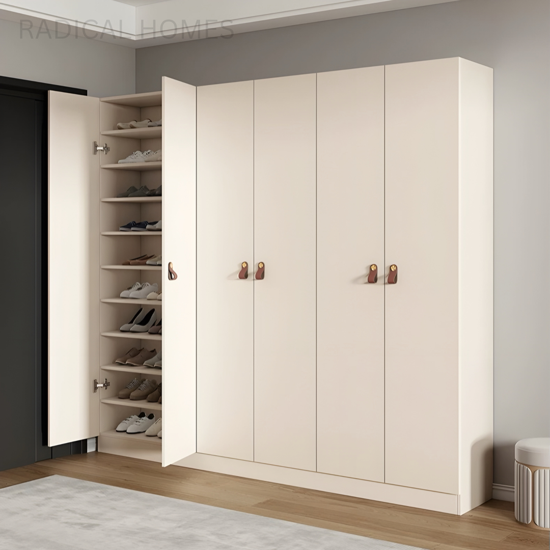 CALVORA Modern Tall Shoe Cabinet - Radical Homes Singapore