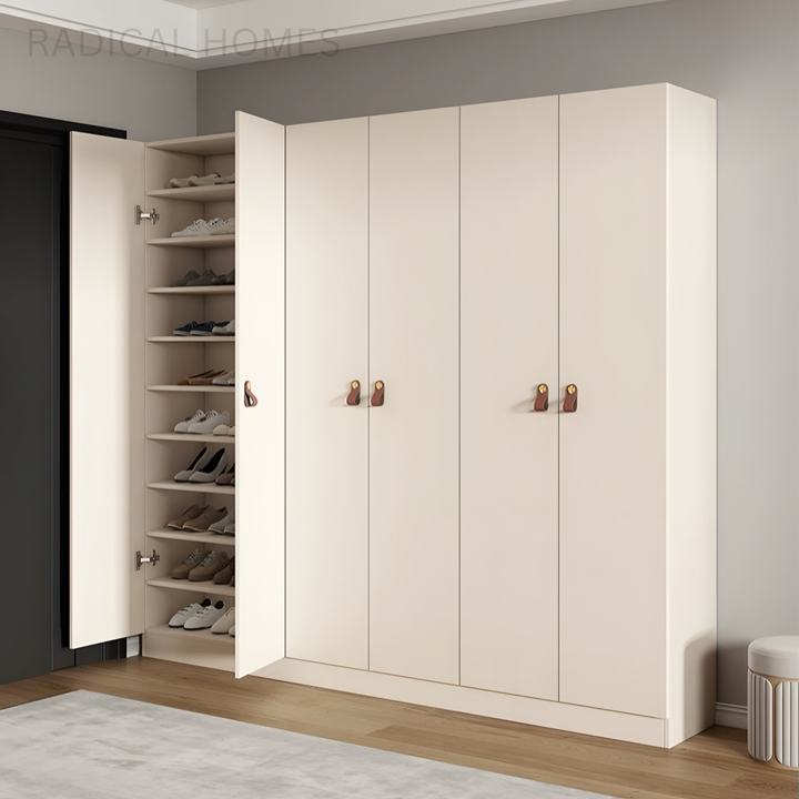 CALVORA Modern Tall Shoe Cabinet - Radical Homes Singapore