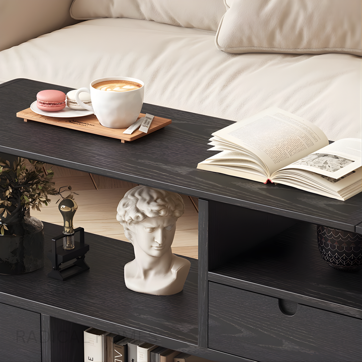 NUBOKU Solid Ash Wood Side Table