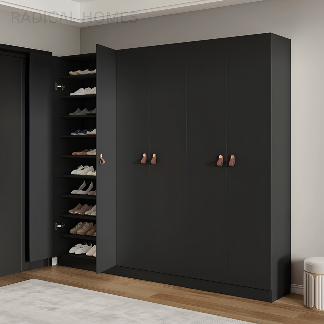 CALVORA Modern Tall Shoe Cabinet - Radical Homes Singapore